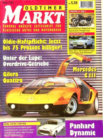 Deckblatt Oldtimer Markt (07/1994)